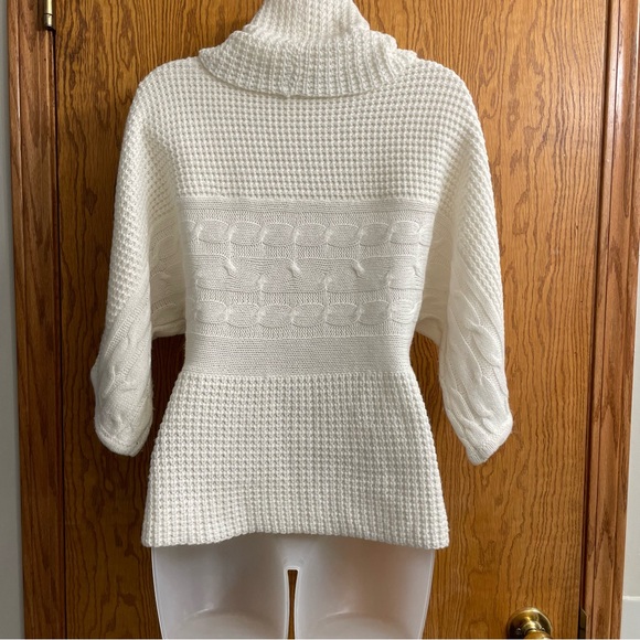 Majora White Cowl Neck Sweater Size Small - Picture 10 of 15